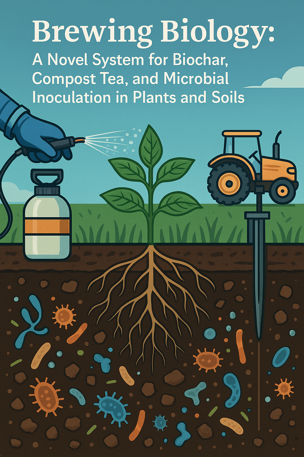 Brewing Biology: A Novel System for Biochar, Compost Tea, and Microbial Inoculation in Plants and Soils